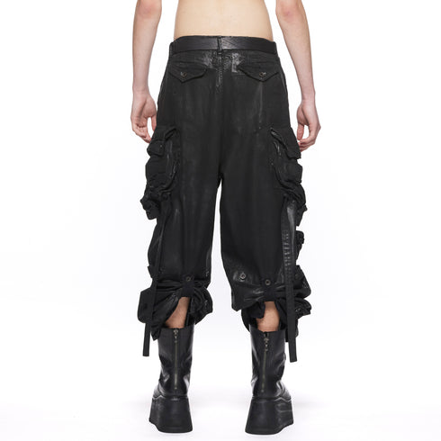 JULIUS 917PAM1-C Black / Gas Mask Pants